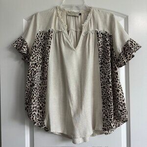 Bad Little Country Girl Tina Boho Top Women's Sz L